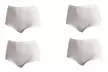 4er- oder 8er-Pack Cotonella Damen-Taillen-Slips in Weiß, Schwarz oder Beige in der Größe nach Wahl - Second Medium