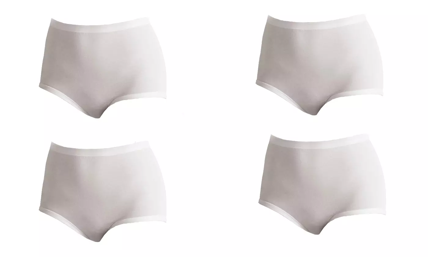 4er- oder 8er-Pack Cotonella Taillen-Slips für Damen