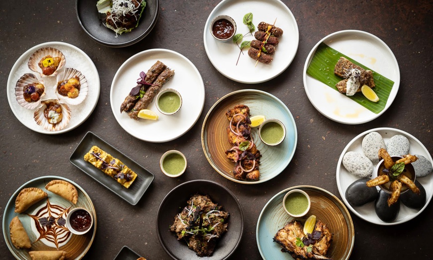 Image 1: Premium Veg or Non-veg Indian Dining for 2, 4, or 6 with Dessert