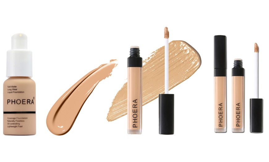 Image 1: Set of Foundation and Concealer