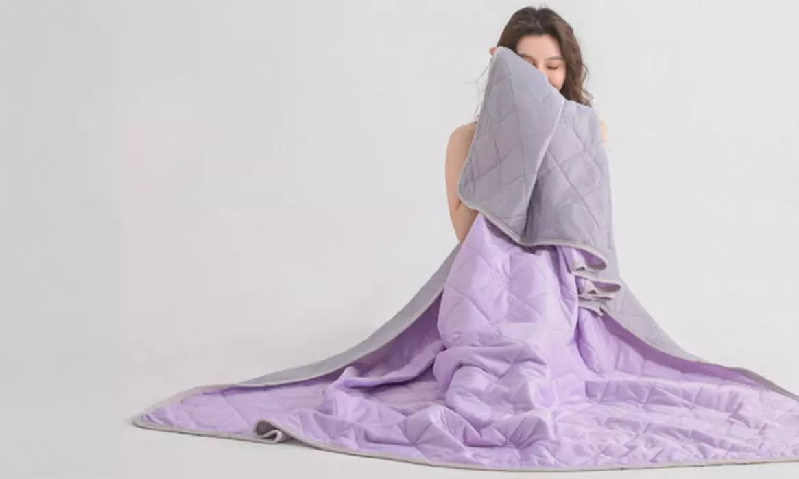 Solid Colour-Design Printed Summer Cool Quilt