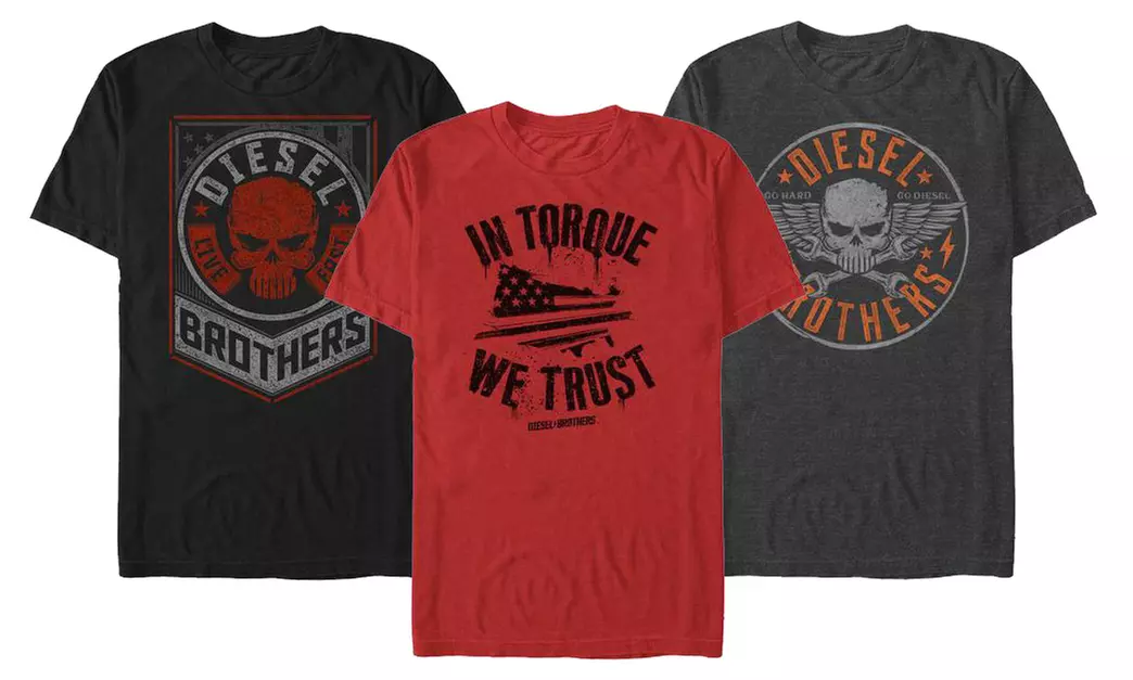 Officially Licensed Diesel Brothers Men's Graphic Tee - Primary Image