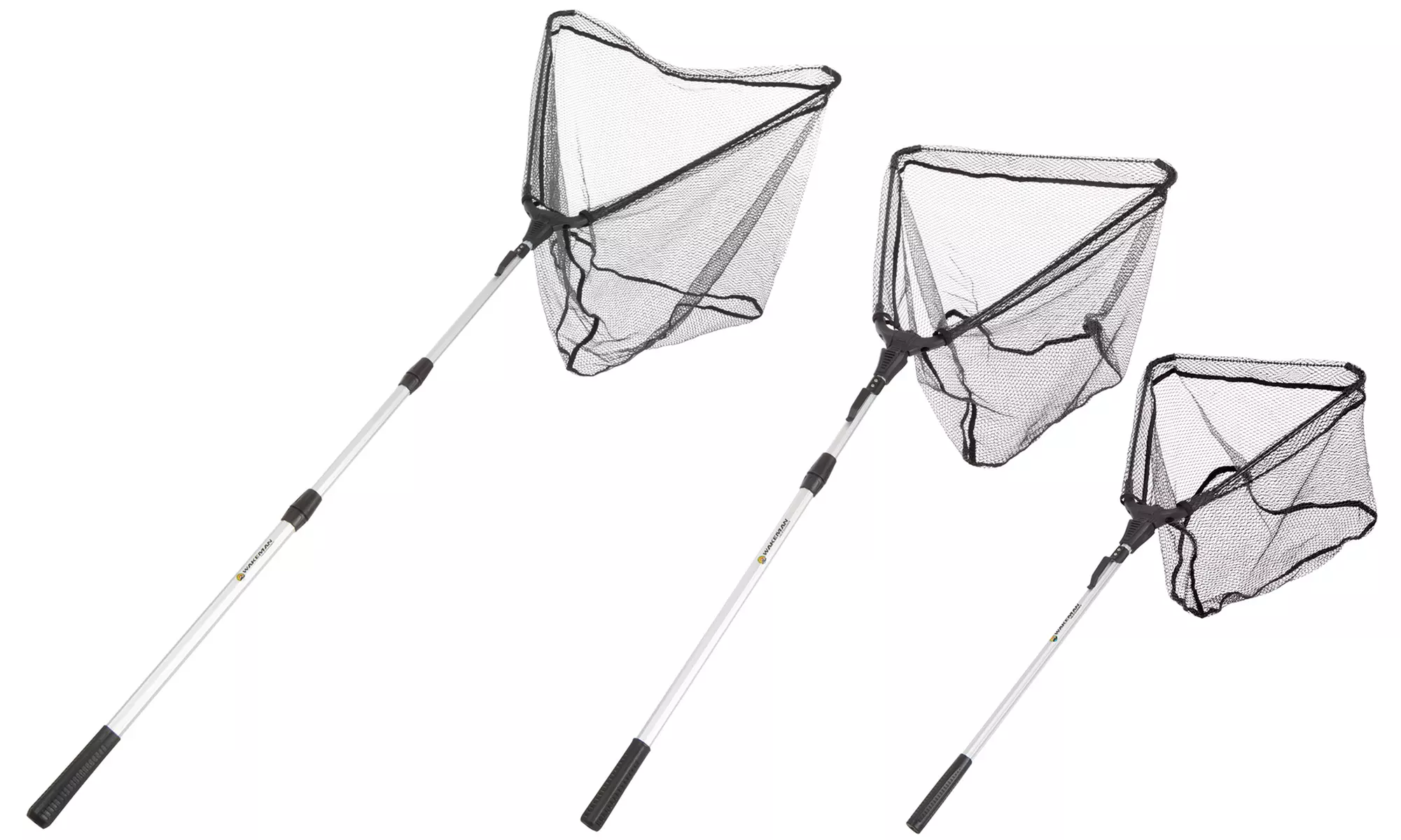 Collapsible Fishing Landing Net with Corrosion-Resistant Handle and Carry Bag - Primary Image