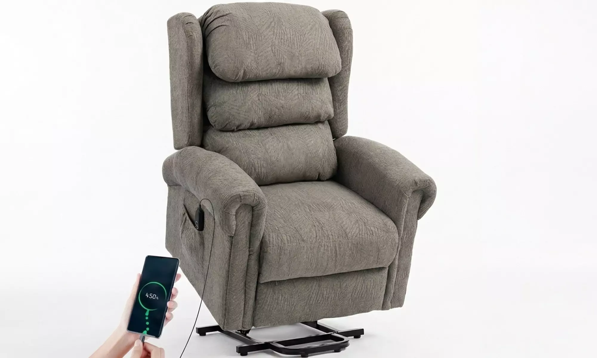 HOMCOM Power Lift Recliner Chair for Elderly