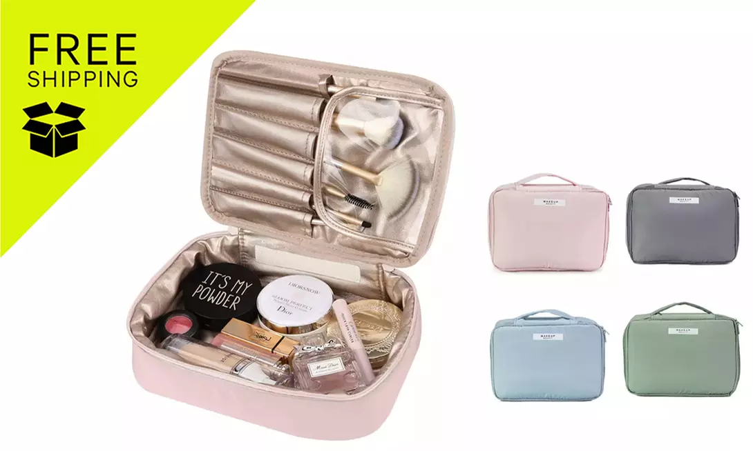 Portable Multifunction Cosmetic Organizer; Available in Various Colors