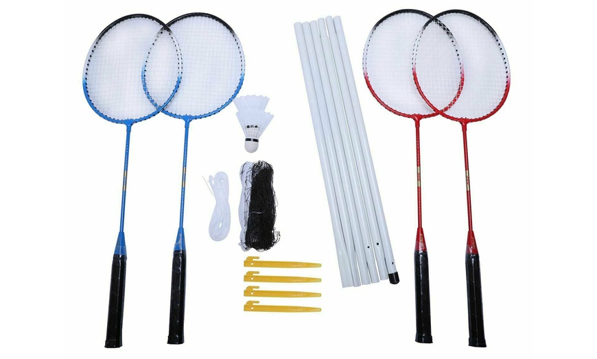 Image 1: Garden Game Badminton Set