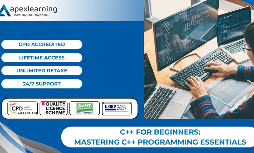 Image 1: C++ for Beginners: Mastering C++ Programming Essentials
