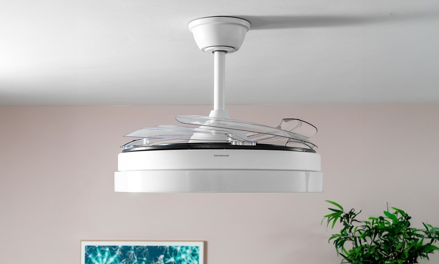Image 3: InnovaGoods Deckenventilator mit LED-Licht
