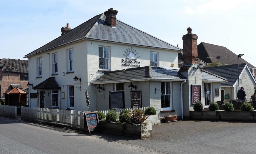 Image 2: Two-Course Meal with a Glass of Wine for Two or Four a A Village Pub