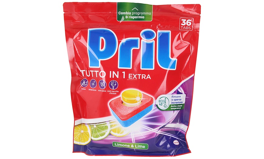 Image 1: 7 o 14 confezioni di Pril Ai1 Extra per lavastoviglie