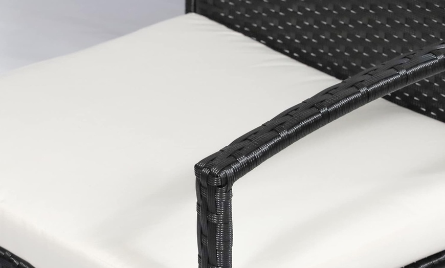 Image 6: Outsunny 4-Piece Rattan Effect Garden Sofa Set