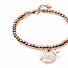 Image 2: Bracciale in acciaio con charm 