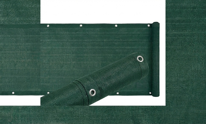 Image 6: Voile d'ombrage résistante au vent avec œillets métalliques