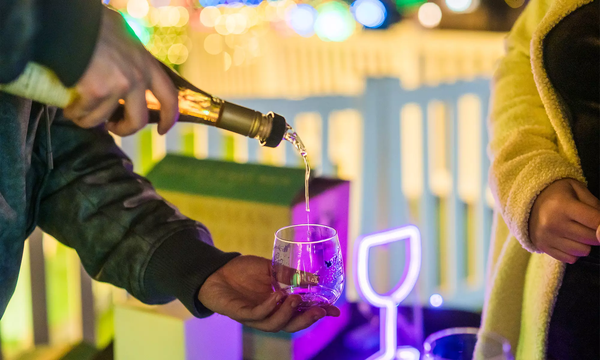 Holiday Lights and Wine Walk Adventure for Two at Coastal Christmas