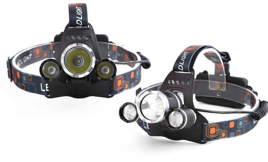 Image 2: LED 5000 Lumen Headlamp