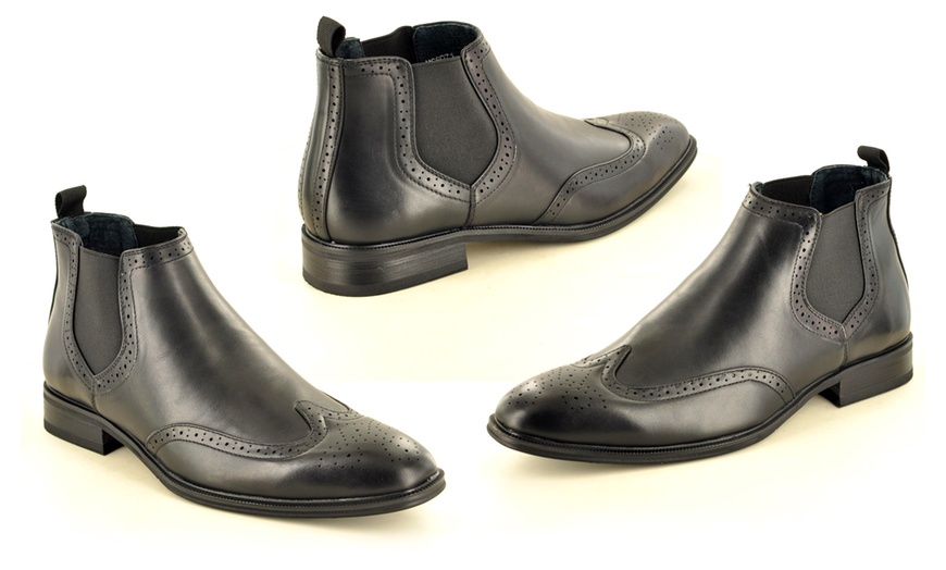 Image 6: Men's Faux Leather Brogues