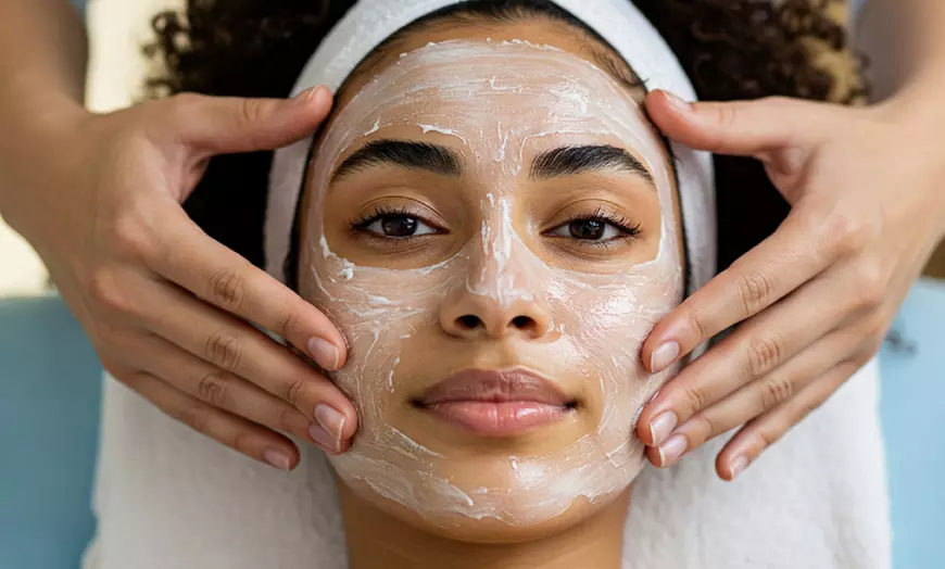 Image 1: Revitalize Your Skin: Deep Relaxing Facial, Enzymatic Peel with LED or Skin Needling