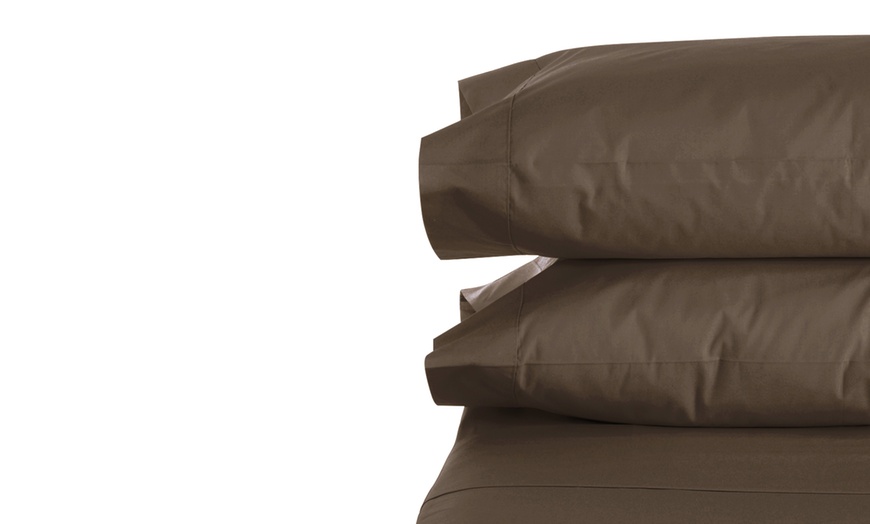 Image 12: 1800 Series Bamboo Feel Pillowcase Queen/Standard or King Set of 2 Pillowcases 