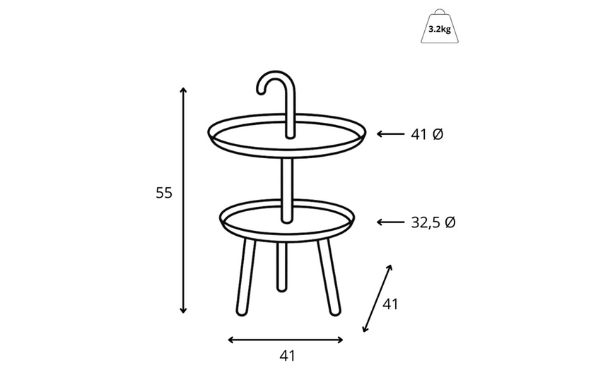 Image 11: Tavolino da esterno Hook