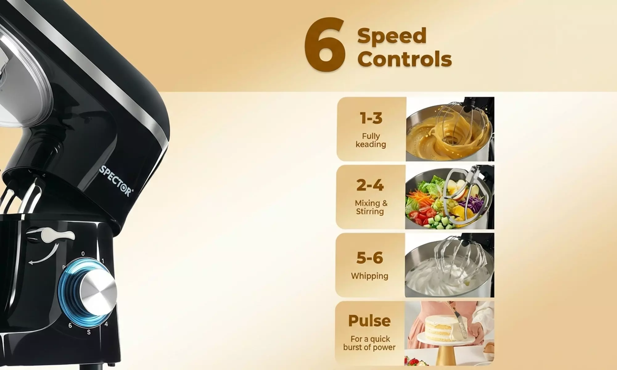 Spector High-Performance Stand Mixer Series