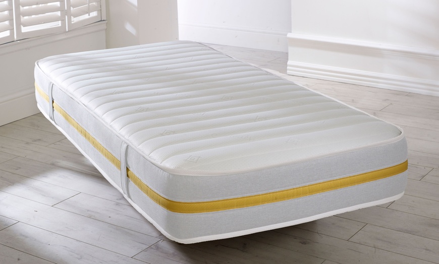 Image 1: Sundale Sprung Memory Foam Mattress with Quilted Sleep Surface