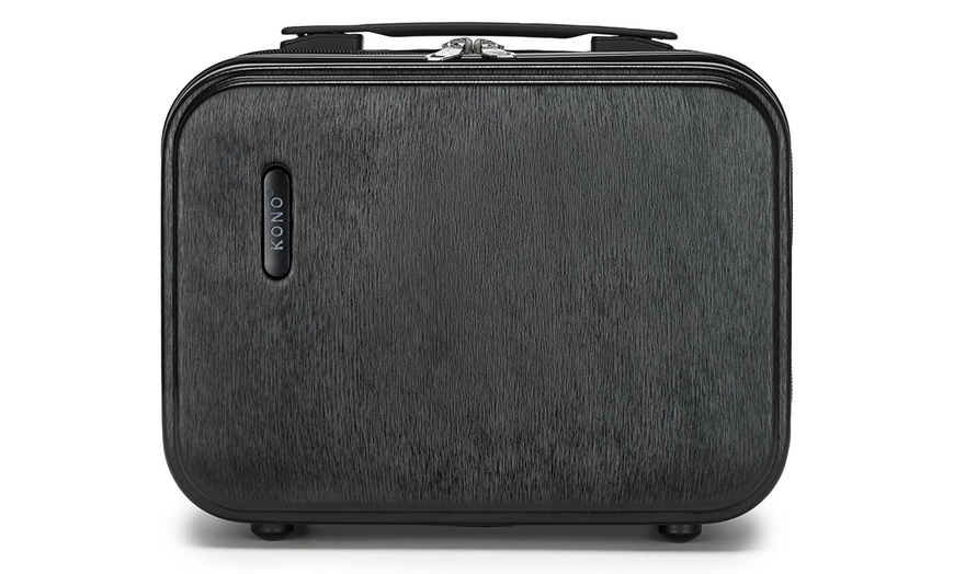 Image 3: KONO Hardshell Luggage Set with TSA Lock and 360° Spinner Wheels