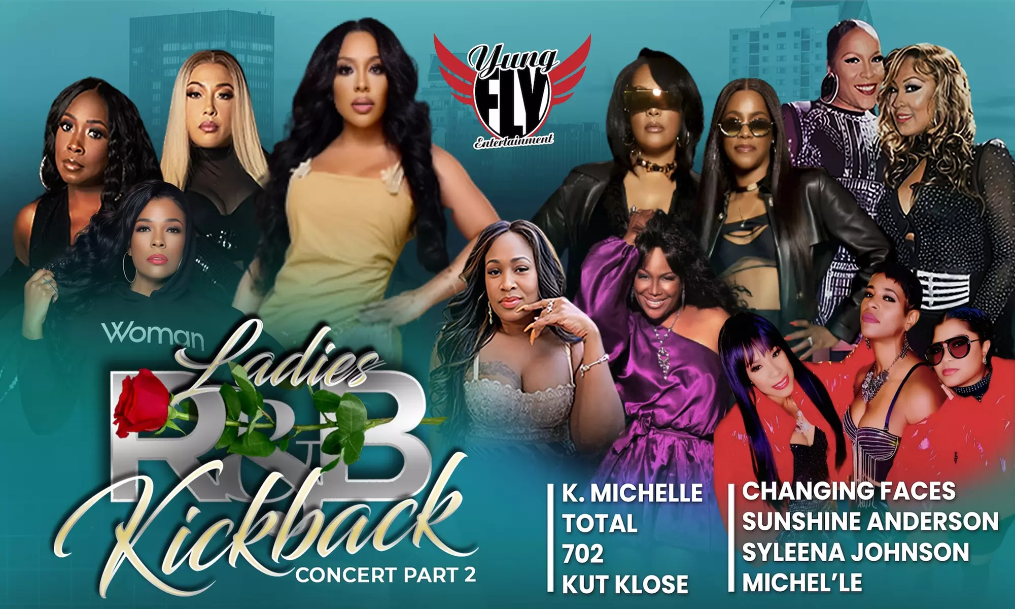 Ladies R&B Kickback with K Michelle, Total, 702, Kut Klose, and more!