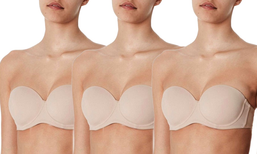 Image 8: 1 o 3 reggiseni a fascia Infiore
