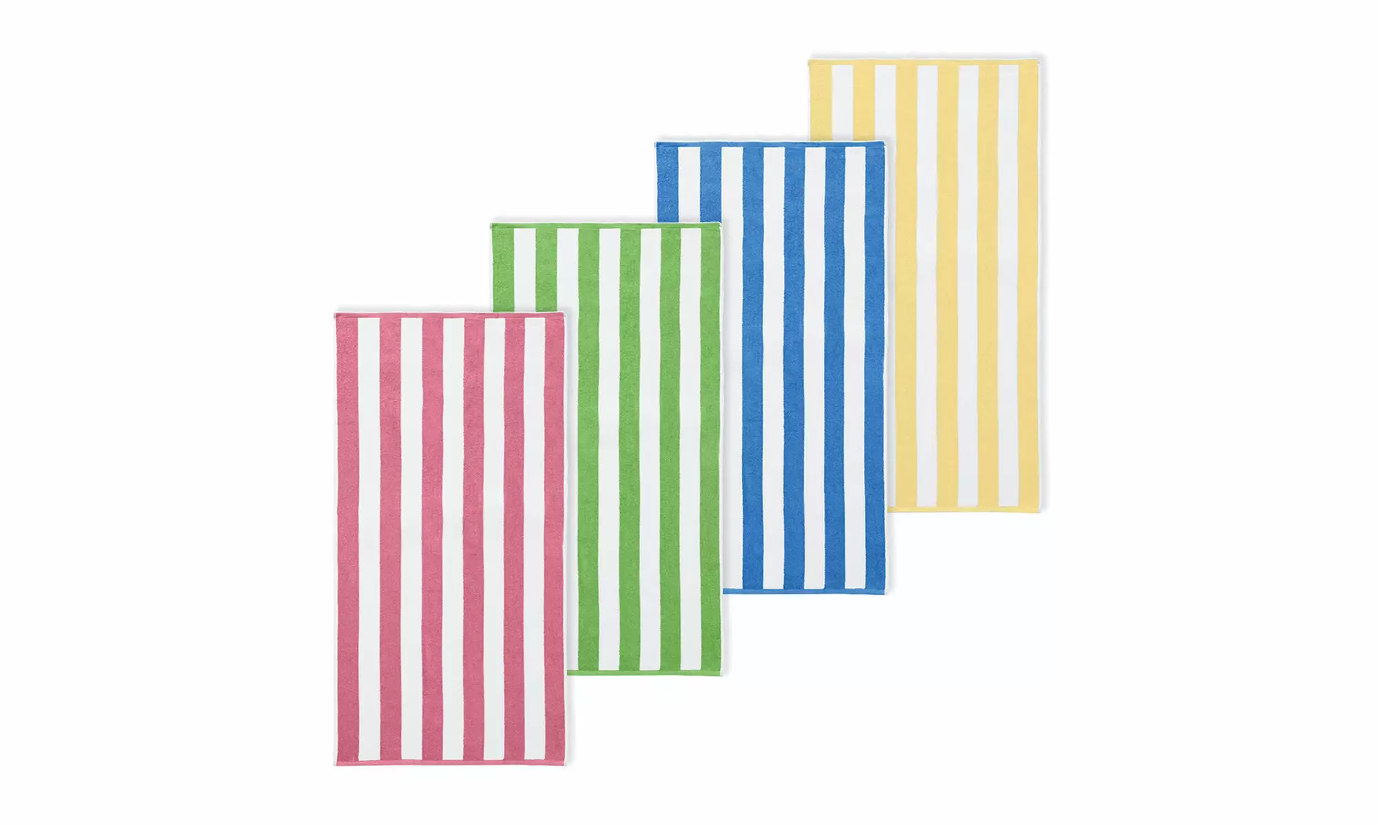 4 Pack Premium Cotton Cabana Beach Towel