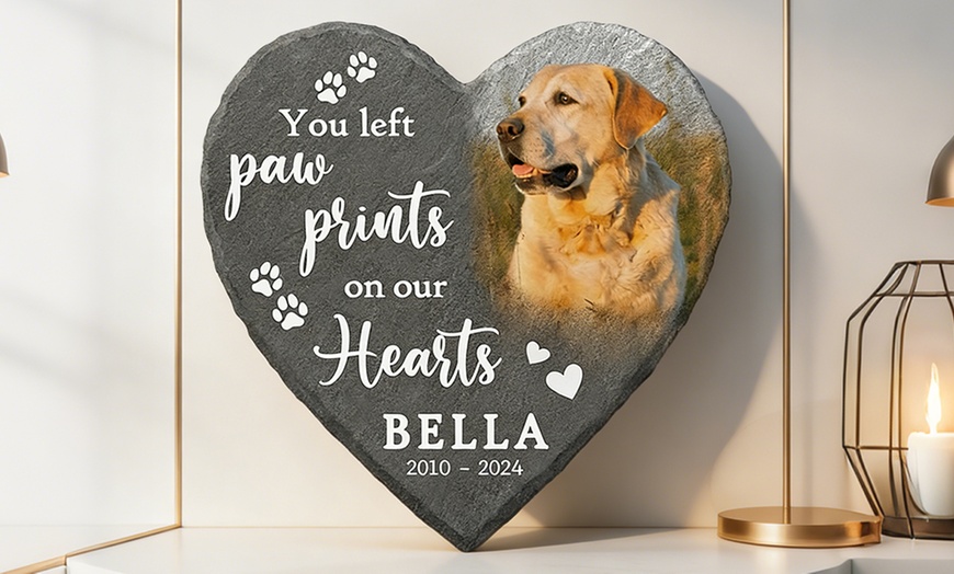 Image 5: Custom Pet Memorial Stones - Lasting Remembrance (Up to 84% Off)