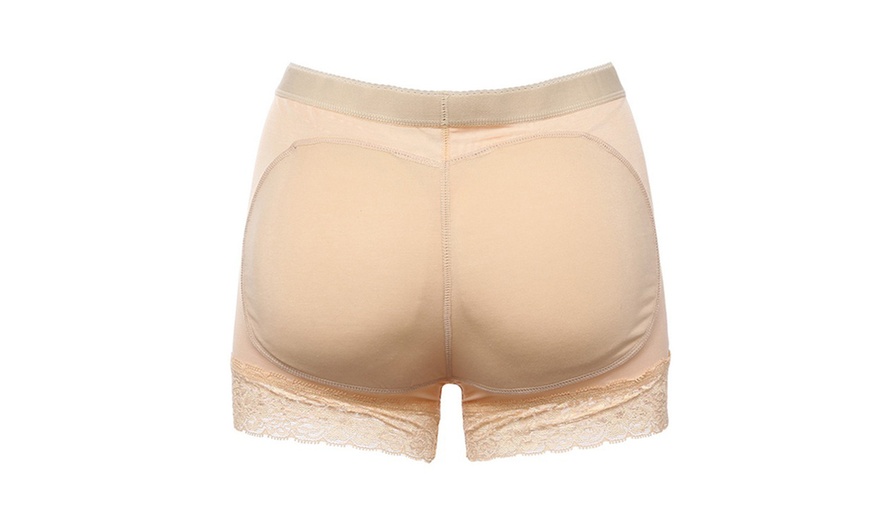 Image 6: Women Seamless Shorts Lace Butt Lifter Padded Panties Enhancer Underwear