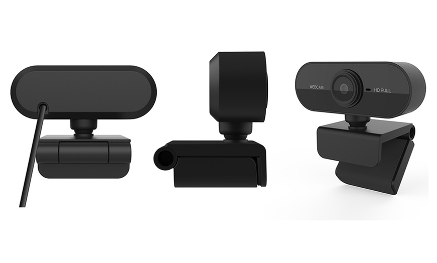 Image 3: 1080P HD Webcam with Microphone