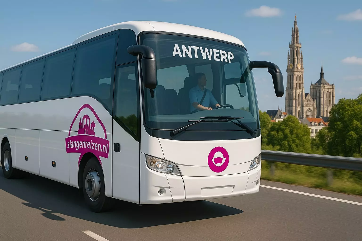 Antwerpen: dagtrip incl. vervoer per luxe touringcar