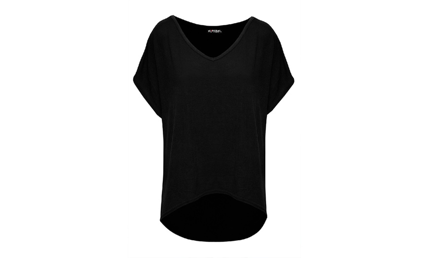 Image 3: Plain Baggy T-Shirt