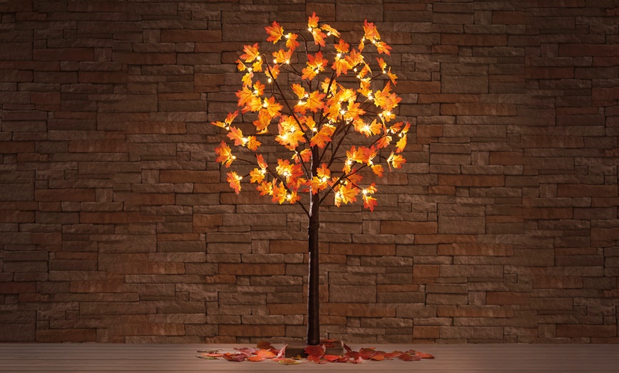 Image 1: 48 LED Pre-Lit Maple Tree