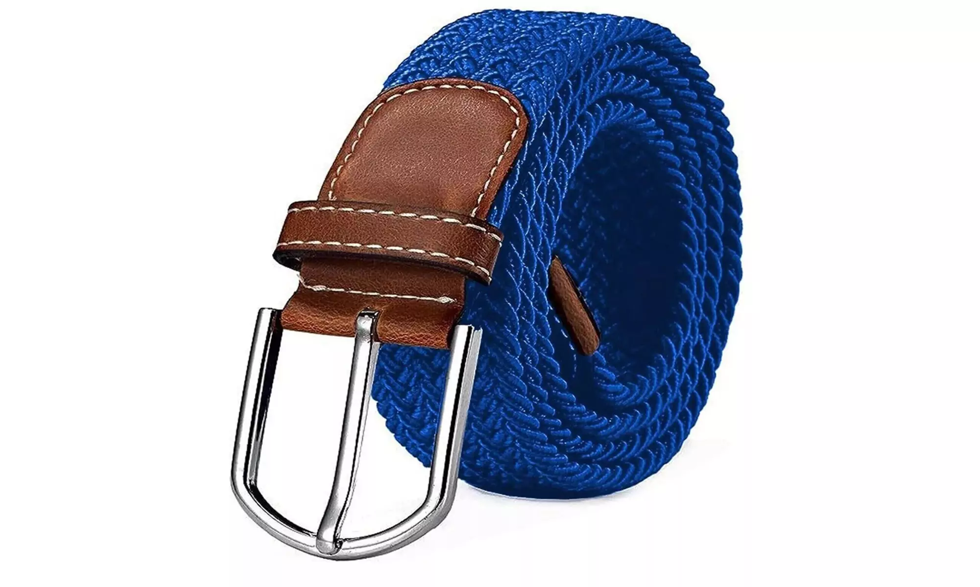 1x oder 2x geflochtener Unisex-Gürtel