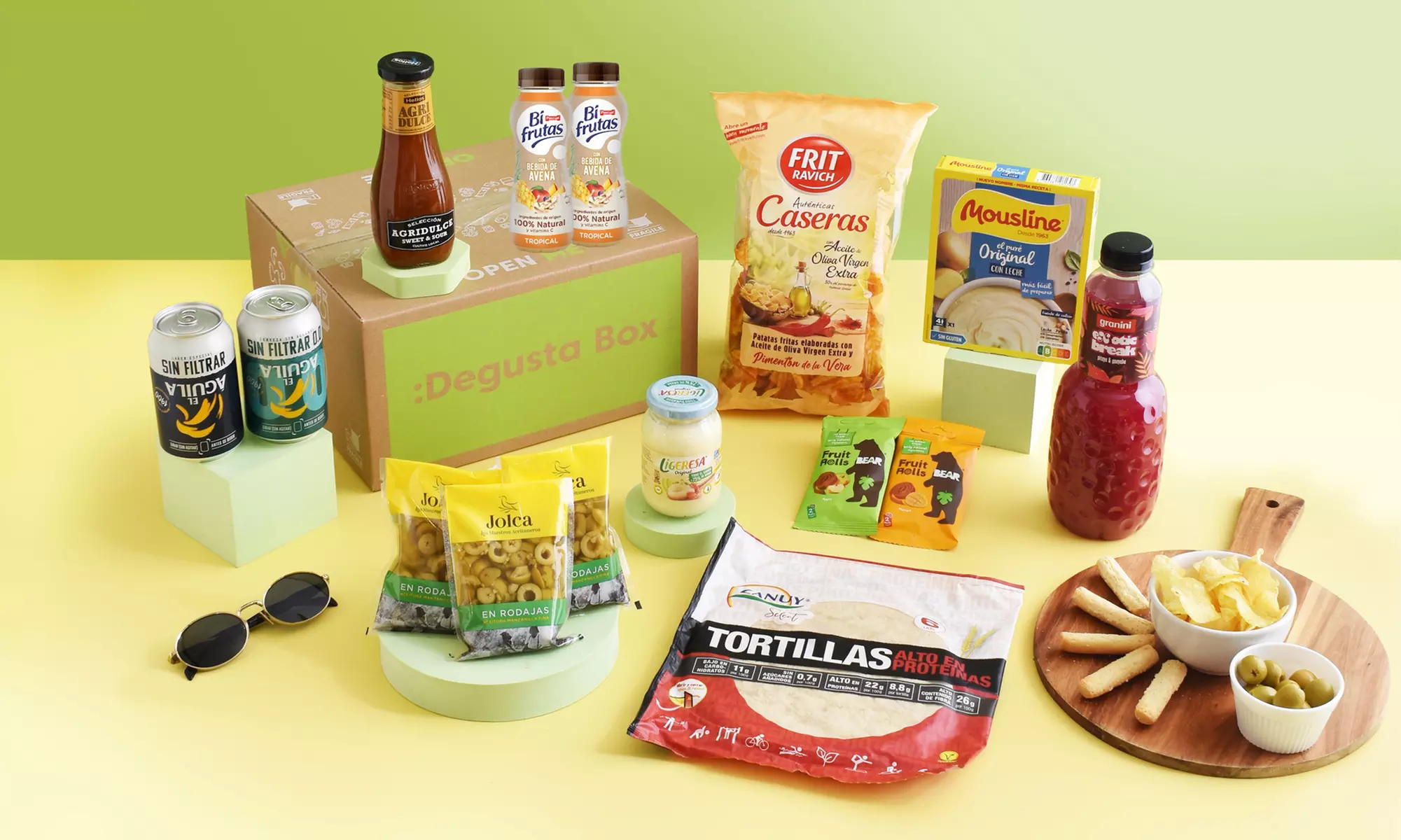 Suscríbete a una caja de sorpresas al mes con Degustabox