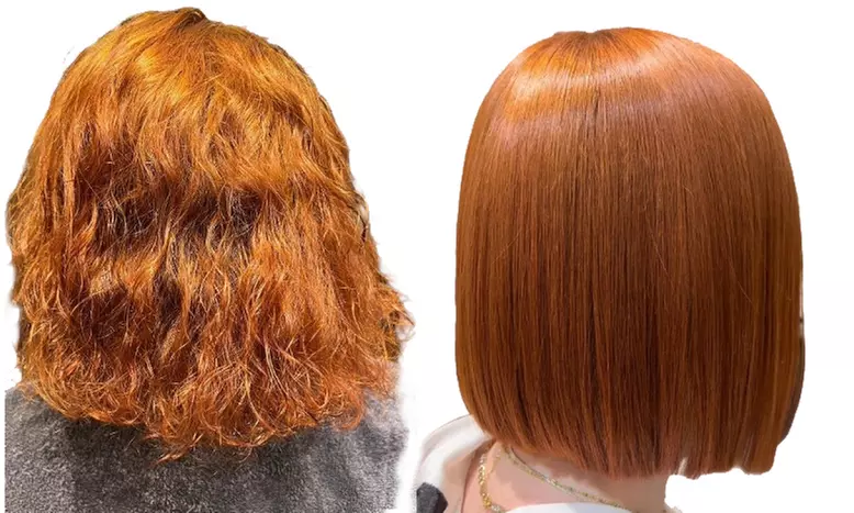 Transform Your Look with Keratin Treatment of Short or Shoulder Length at Express Beauty Bar, Up To 60% Off - Primary Image