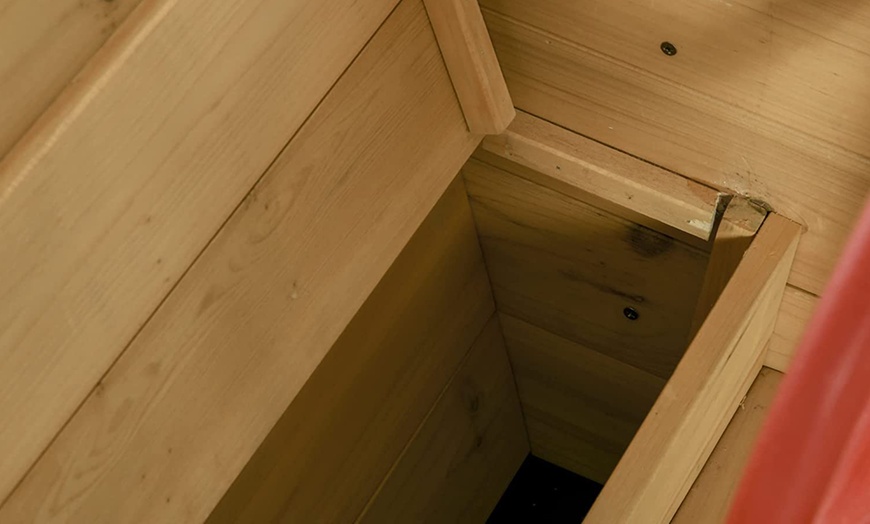 Image 4: Outsunny Kid's Wooden Sand Pit