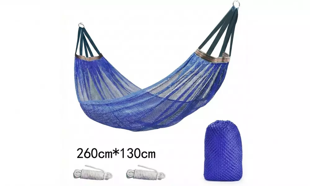 Outdoor Ice Silk Mesh Swing Hammock
