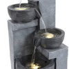 Image 16: Outdoor Multi-Tier Ceramic LED Fountain Water Feature