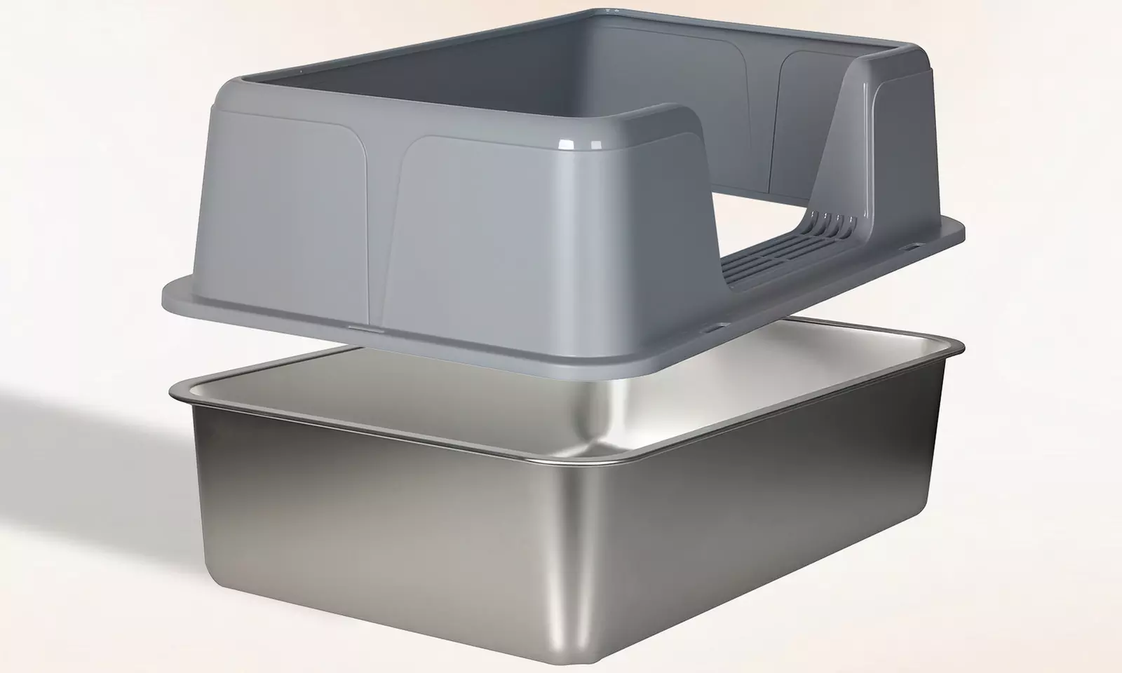 Skylos Stainless Steel Cat Litter Box Series