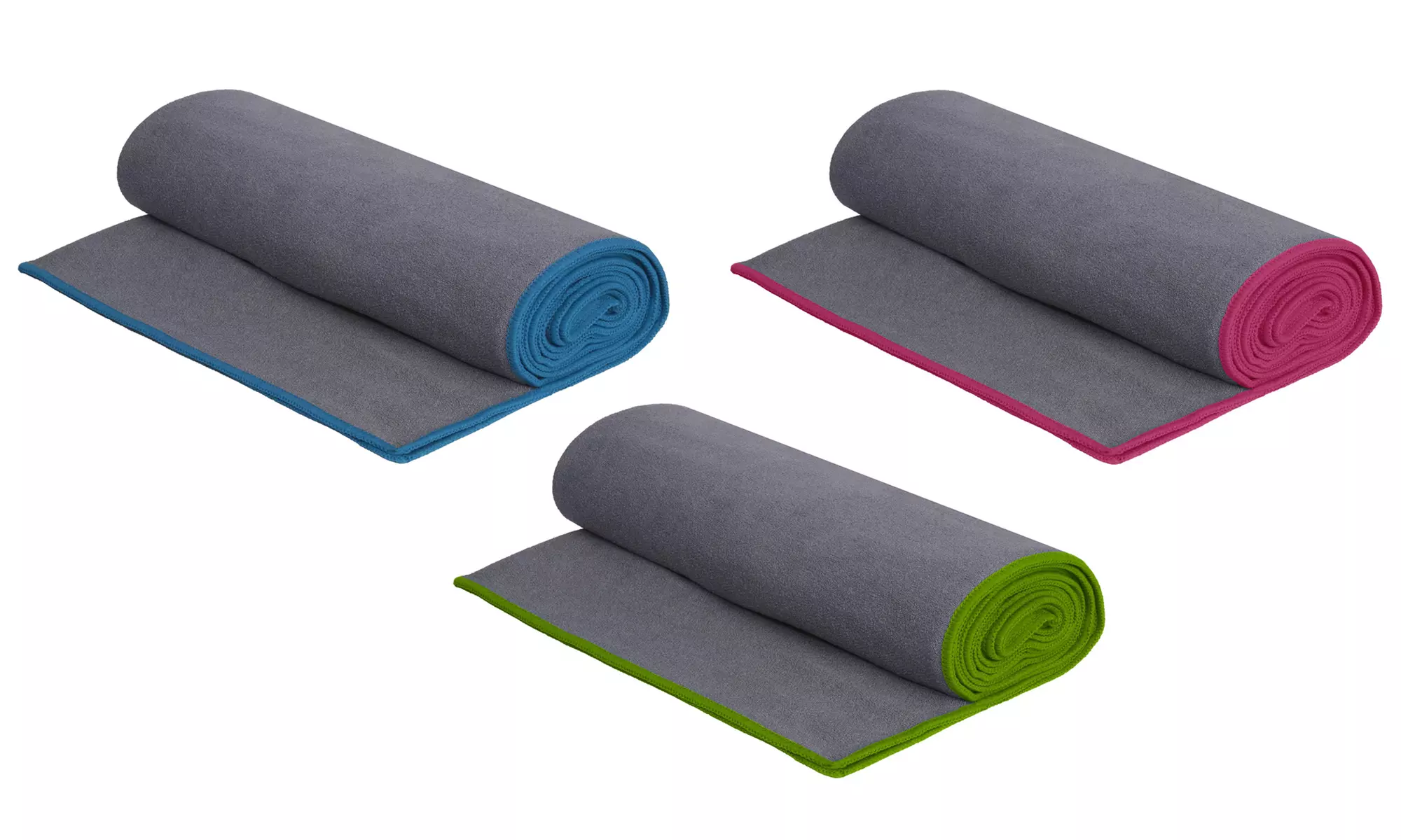 DG Sports Gray Microfiber Yoga Towel - Primary Image
