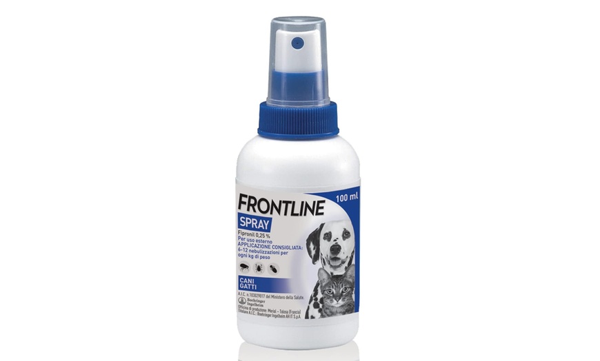 Image 2: 1, 2 o 3 spray Frontline per cani e gatti contro pulci e zecche