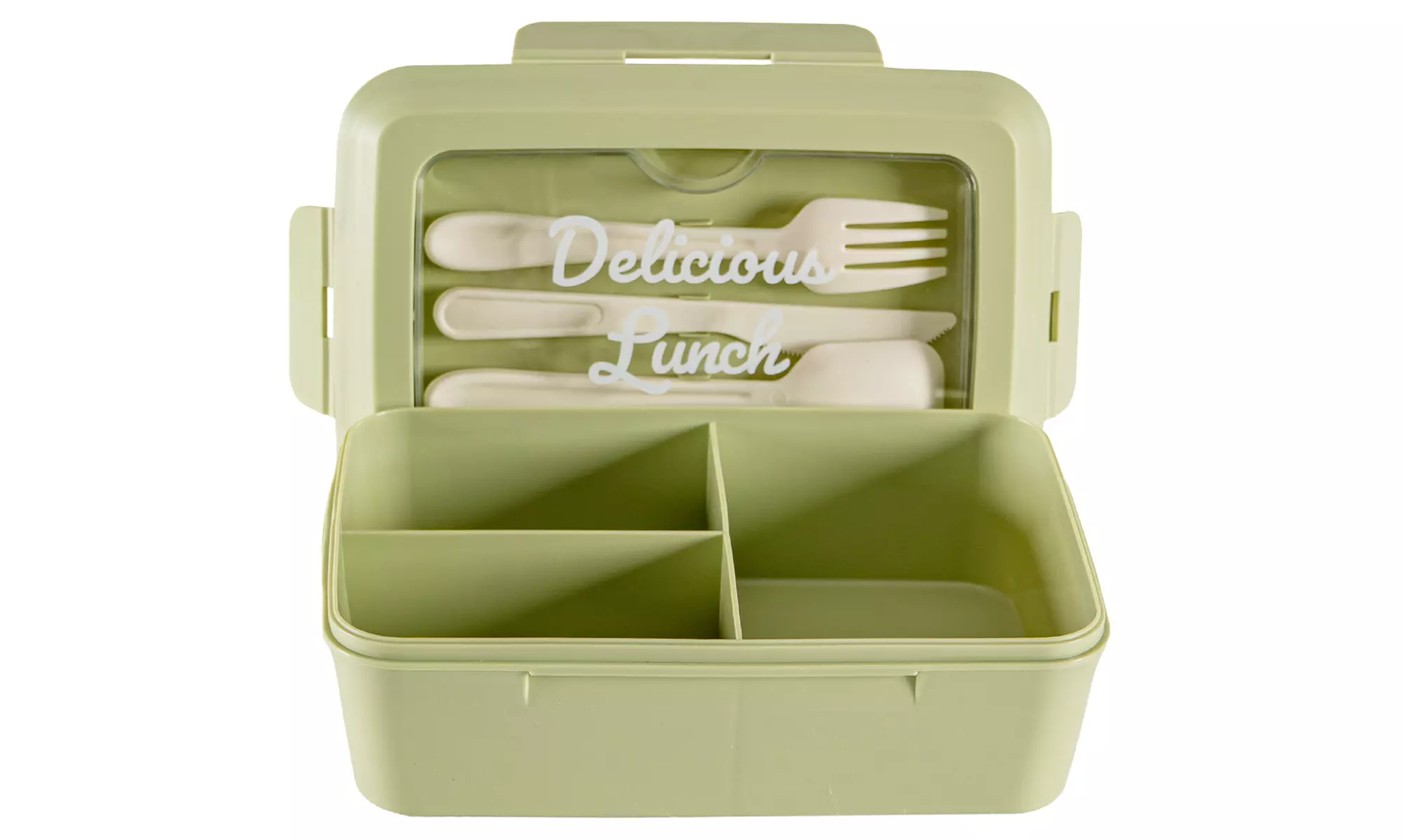 2-teiliges Lunchbox-Set 1300 ml mit Besteck