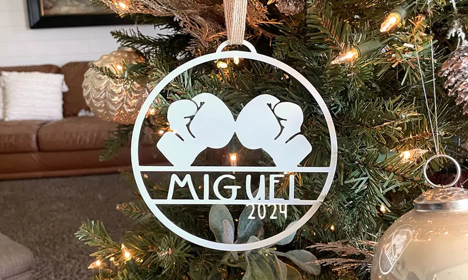 Get a Custom Sports Theme Christmas Ornament for Your Tree