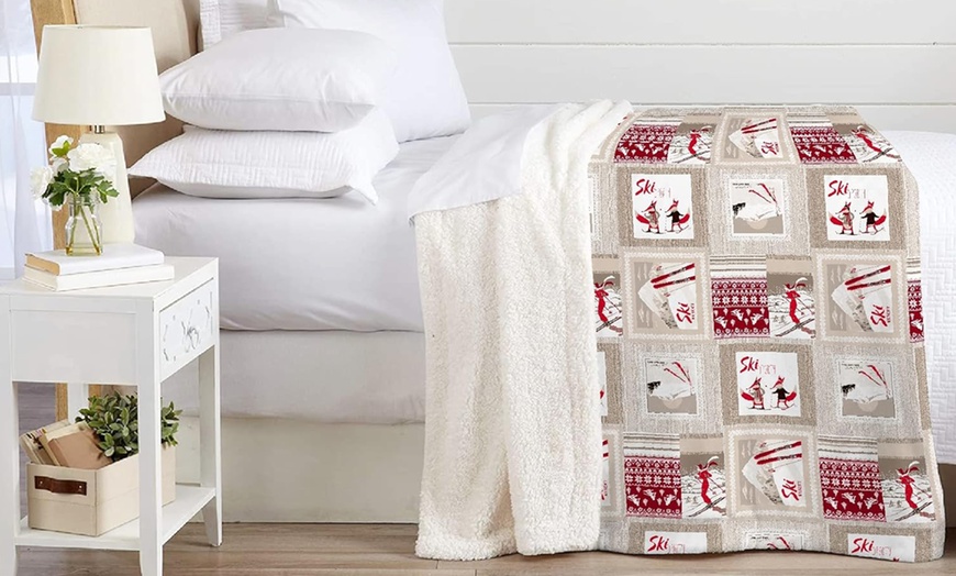 Image 7: Sherpa-Kuscheldecke