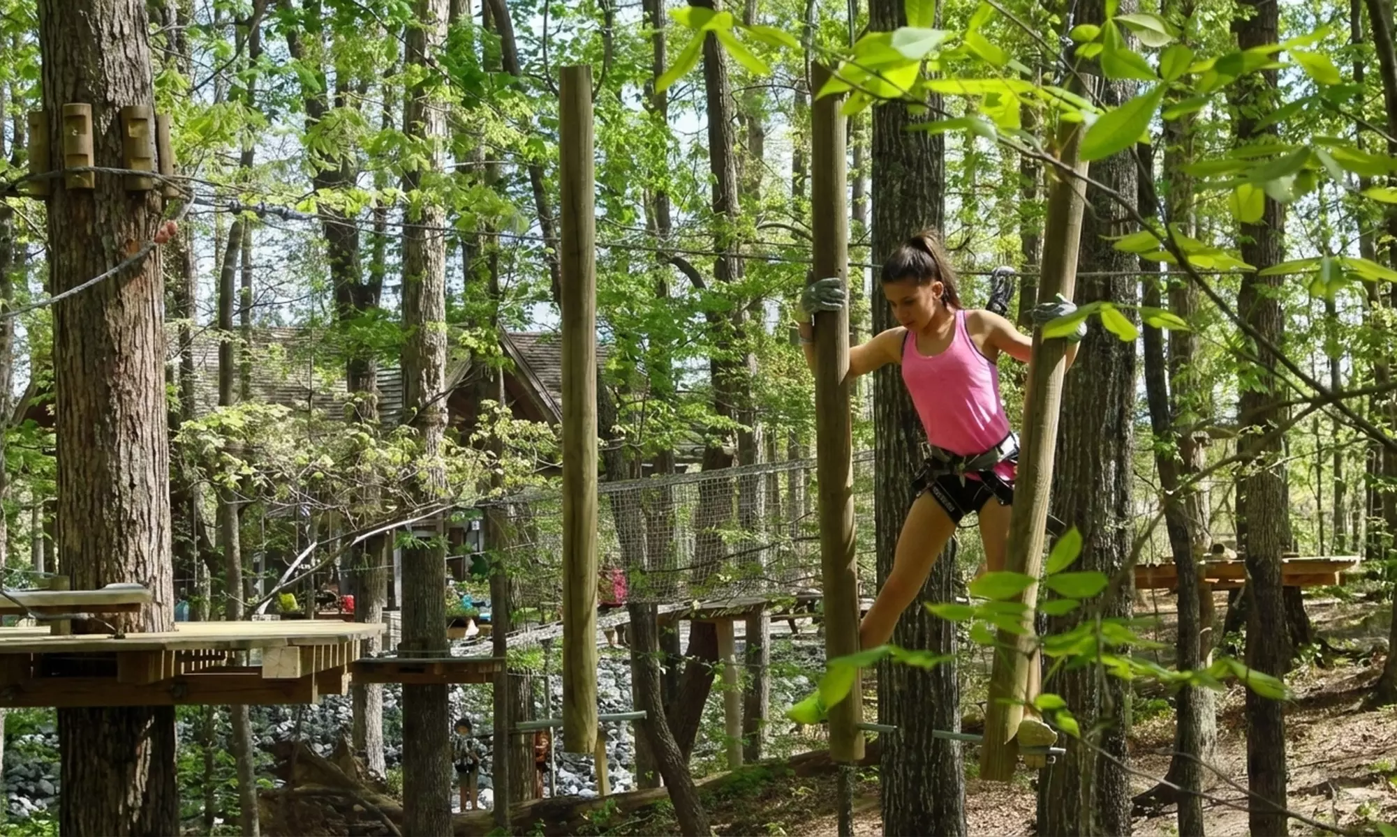 Treetop Quest Philly - Aerial Adventure & Ziplines for upto Six People