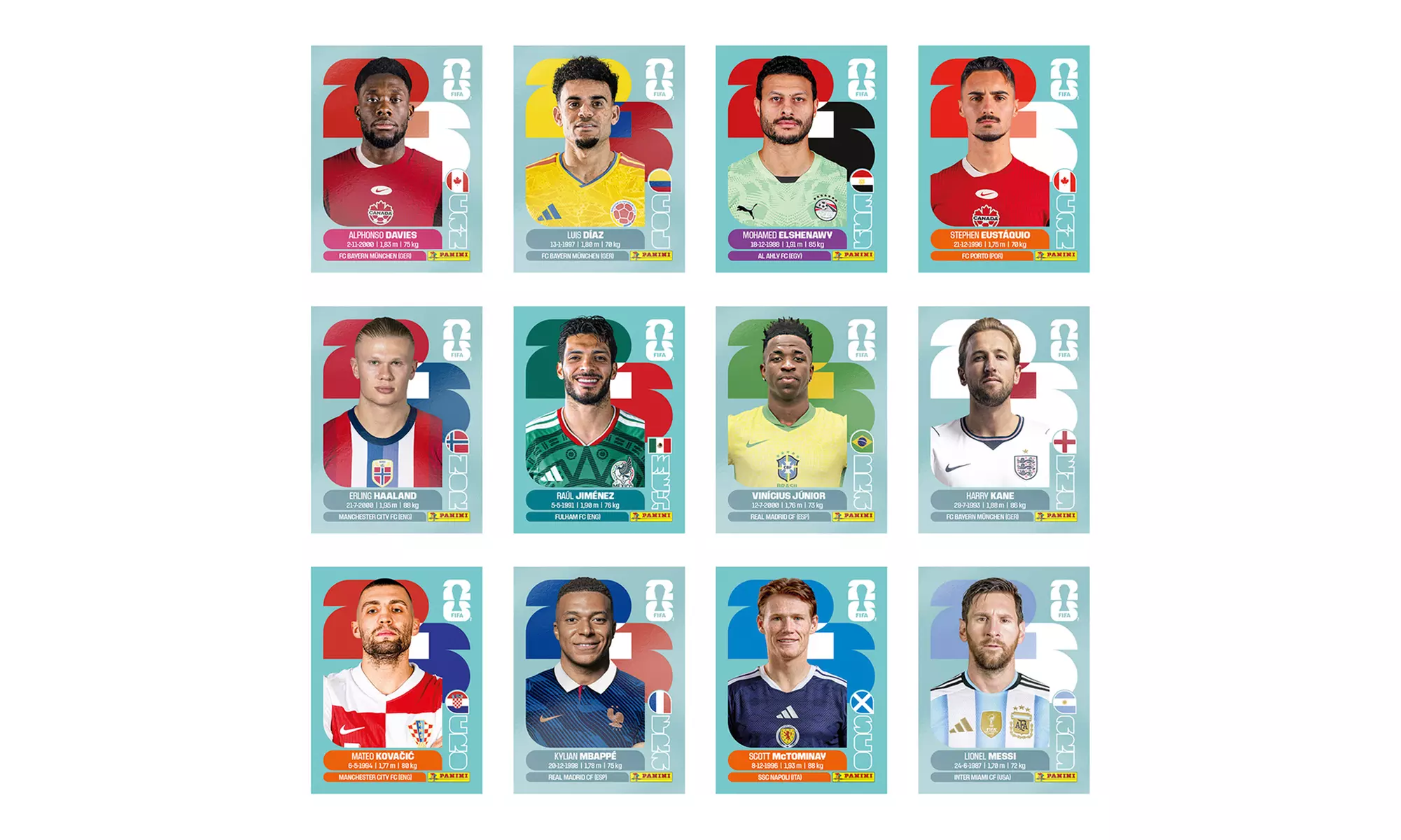 Panini 50 or 100 Packs of FIFA World Cup 2026 Sticker Collection