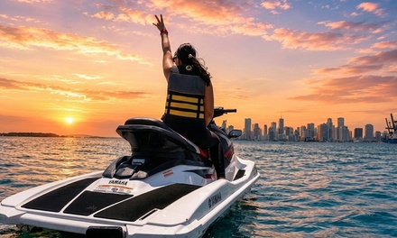 One Miami Guided Jet Ski Tour for Up to 2 People - Miami Skyline Cruises
